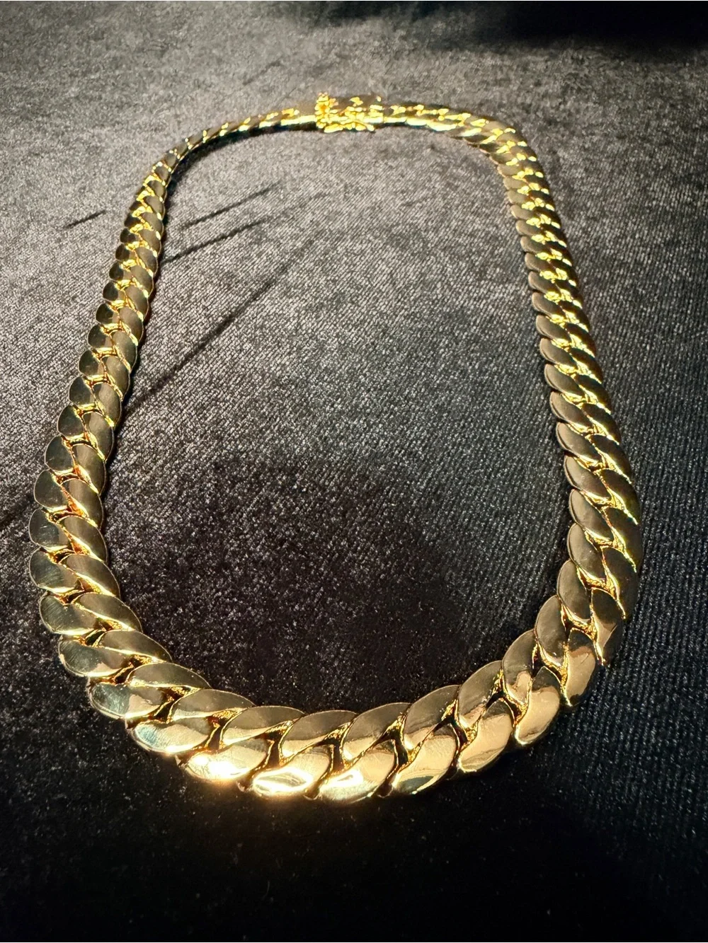 Miami Cuban 21in 11.5MM 14K Stamped Gold Filled necklace w/box lock. Brand New!